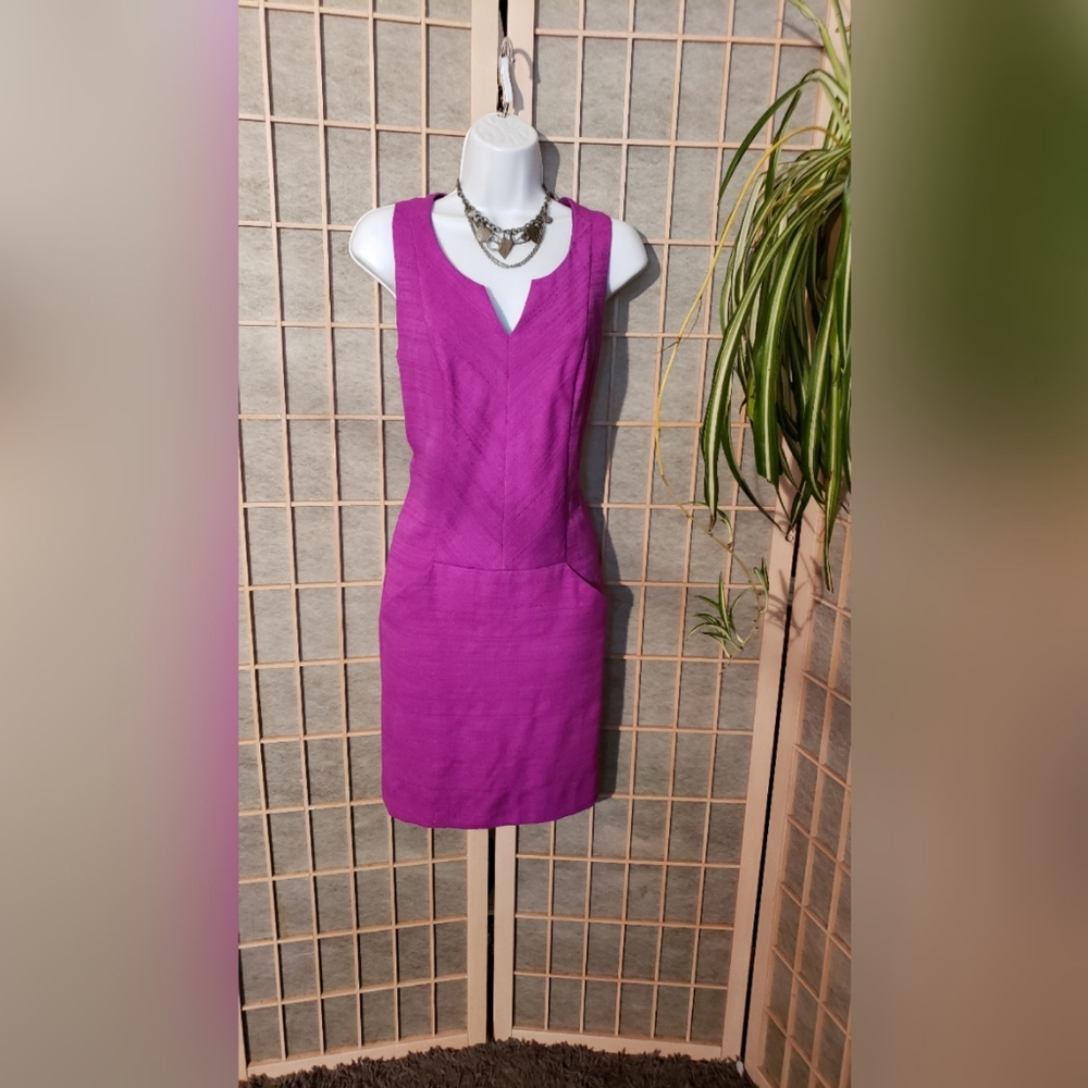 LOFT Dress Sz 10 Simple Pockets